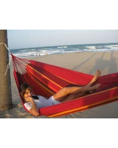 Vida del sol - Double hammock by MacaMex MA-01101 color rot