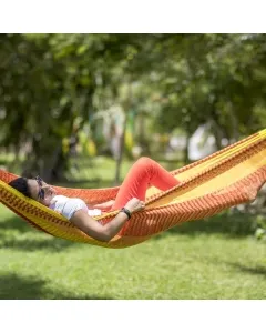 Mexican Net Hammock - Double Solar Plus by MacaMex MA-00221 color multicolor