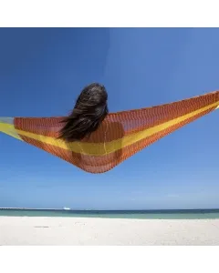 Mexican Net Hammock - Matrimonial Solar Plus by MacaMex MA-00231 color multicolor