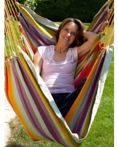 Cayo grande Costa Rica - hanging chair South America cotton colorful by MacaMex MA-11102 color multicolor