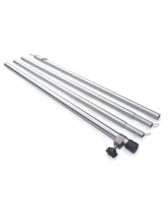 DD tent pole 180 cm - aluminum, adjustable length 2 pieces by DD Hammocks DD-21871 color Grau / Silber