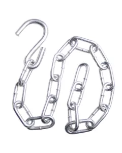 Iron chain with hook by MacaMex MA-21263 color silber
