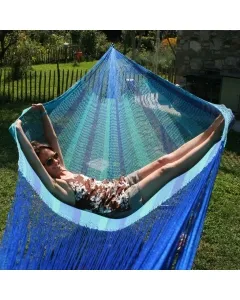 Family Hammock Caribe plus by MacaMex MA-00247 color blau