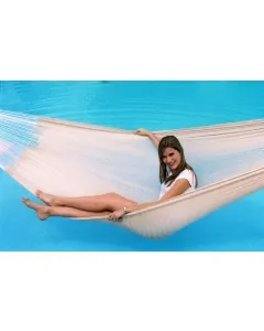 Mexican net hammock - Double Nature MacaTex by MacaMex MA-00520 color natur / beige