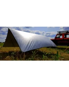 THERMO - Tarp™ 3 x 2 m olivgreen with 14 attachment points by Bushmen BU-1THATARP2X3 color grün