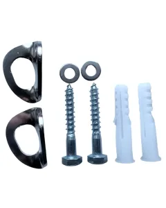 Stainless steel hammock hooks by MacaMex MA-21264 color silber